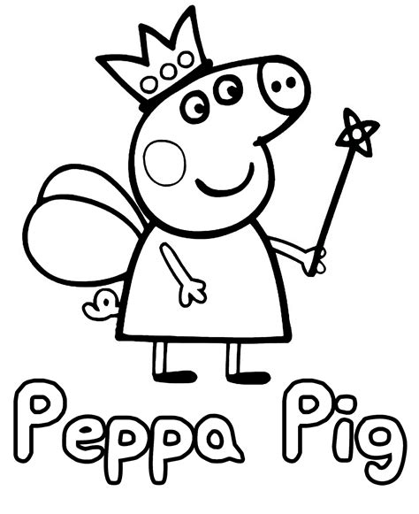 kleurplaten kleurplaat peppa pig images   finder