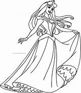 Princess Coloring Sleeping Beauty Pages Disney Aurora Wecoloringpage sketch template