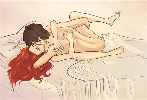 rule 34 canon couple harry potter in bed james potter