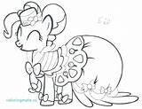 Pinkie Pie Coloring Pony Little Pages Getcolorings Color Getdrawings sketch template