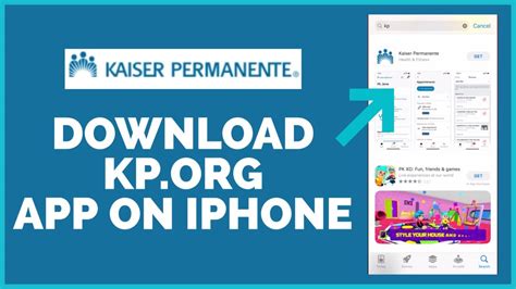 kaiser permanente    kporg app  iphone install