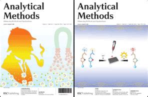 front cover analytical methods rsc publishing