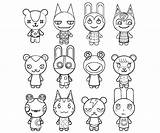 Coloring Characters Villagers Ausmalen Bestcoloringpagesforkids Jae Baylee Acnl Coloringhome Qr Xcolorings sketch template