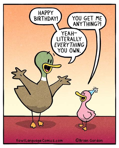 happy birthday fowl language comics mommy humor