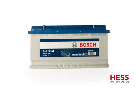 hess automobile starter batterie bosch s4 013 12v 95ah 800a