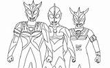 Ultraman Orb Mewarnai Neos Getdrawings Lion Draw Ginga sketch template