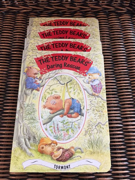 teddy bears adventure books complete  book series tormont etsy