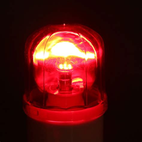 warning light bulb rotating flashing signal tower lamp dc  red