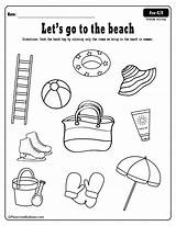 Beach Printable Coloring Fun Worksheets Activity Summer Kids Sheet Preschool Activities Theme Kindergarten Printables Pages Practice Planesandballoons Learning sketch template