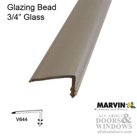 marvin clad vinyl glazing bead