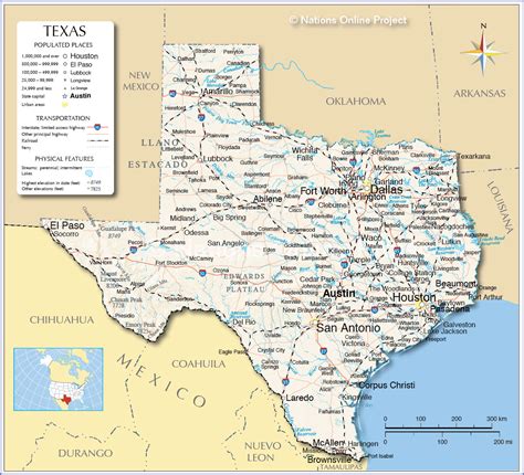 texas map usa  sports