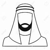 Man Muslim Drawing Simple Arabic Traditional Icon Getdrawings Clipartmag sketch template