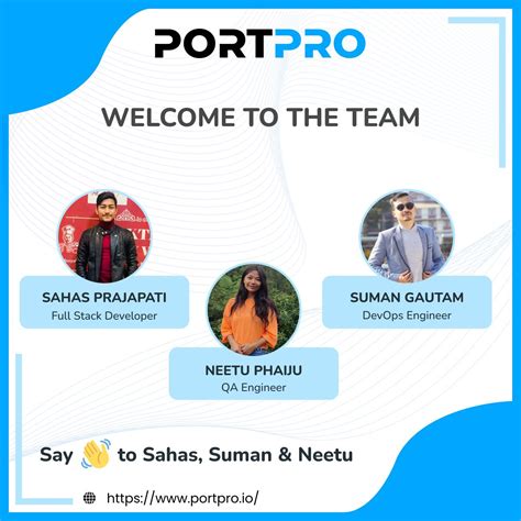 portpro asia  linkedin welcomeonboard newteammember hiring career experience team