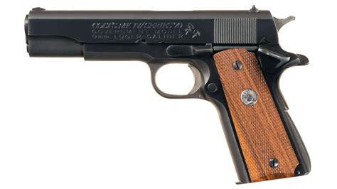 colt mk iv series  government model pistol rock island auction