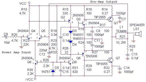 car audio schematic   image  wiring diagram power amplifiers amplifier circuit