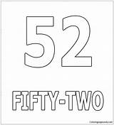 Number Fifty Pages Coloring Two Numbers Balloons Five Coloringpagesonly sketch template