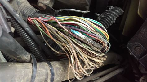 melted wiring harness  blazer forum chevy blazer forums