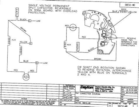 dayton electric motor wiring diagram