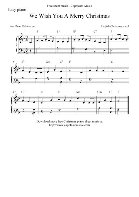 easy christmas sheet   piano results  yahoo