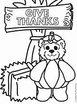 Thanks Bear sketch template