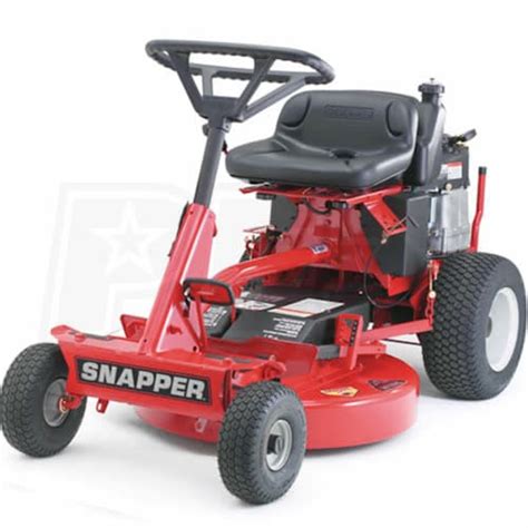 snapper  bv   hp  vac rear engine riding mower