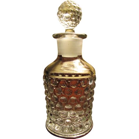 beautiful old thousand eye glass perfume bottle from faywrayantiques on