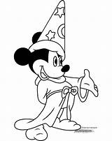 Mickey Coloring Fantasia Pages Mouse Disneyclips Color Funstuff sketch template