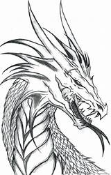 Dragon Coloring Drawing Pages Mythical Evil Dragons Realistic Creative Outline Neon Creature Scary Head Drawings Tattoo Greek Designs Outlines Getdrawings sketch template