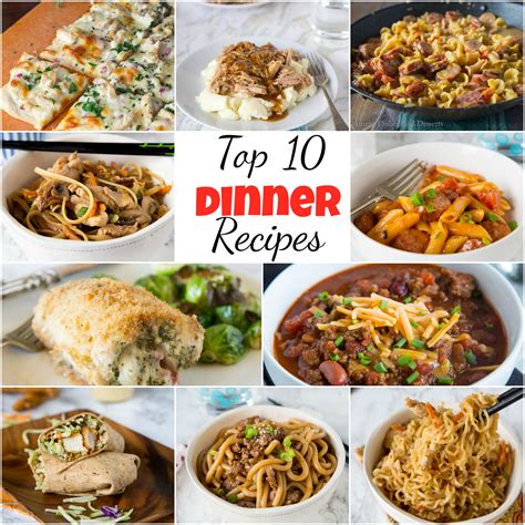 top  dinner recipes dinners dishes  desserts