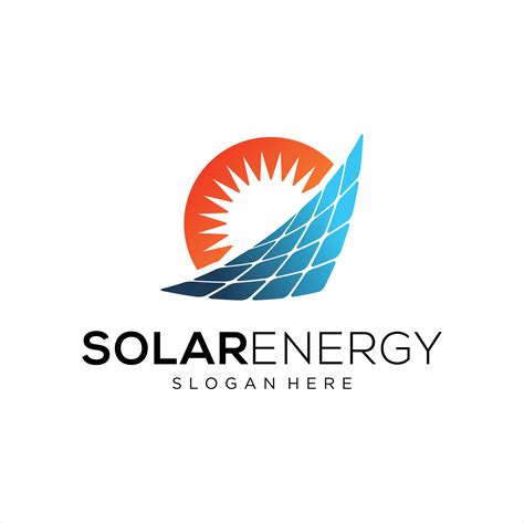 solar energy logo designs vector sun power logo  vector art  vecteezy