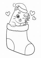 Christmas Coloring Pages Easy Tulamama Stocking Print Candles Kids sketch template