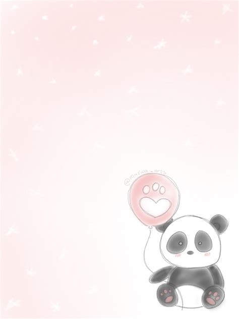 pink panda wallpaper 66 images