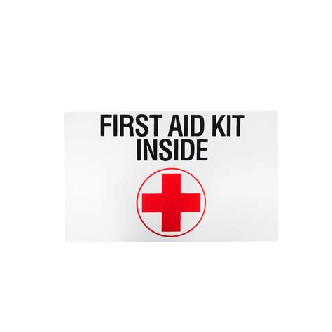 sign label  aid kit   mfasco health safety