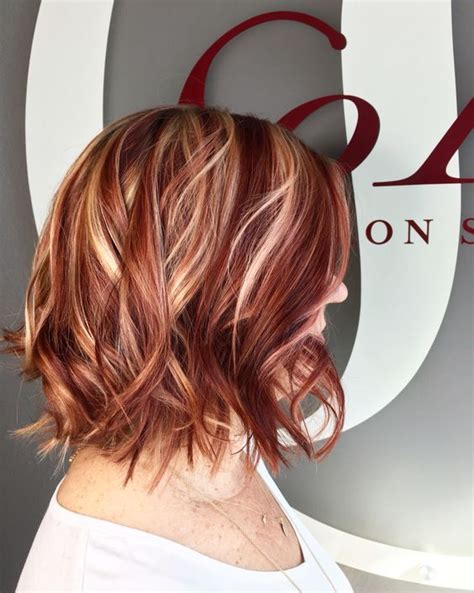 red highlights ideas for blonde brown and black hair part 17