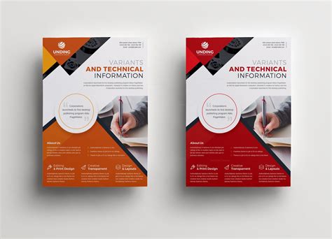 classic professional business flyer design template graphic mega