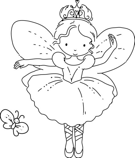 fairy coloring pages