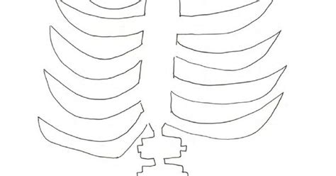 skeleton costume template scribd halloween pinterest skeletons