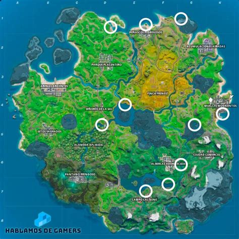 100disparition Fortnite Chapter 2 Season 1 Map Locations
