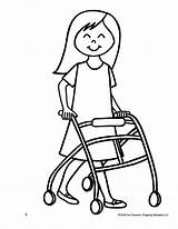 Coloring Pages Kids Disabilities Books Disability Awareness Created Mom Feature Year Sheets Needs Themighty Special Disabled Wheelchair Olds Girl Drawing sketch template