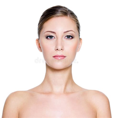 Face Of A Beautiful Woman Stock Image Image Of Skin