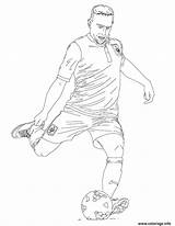 Foot Joueur Coloring Ribery Franck Coloriages Players Dibujos Colorare Neymar Futbol Ronaldo Footballeur Hellokids Disegni Joueurs Barcelone Gratuit Unico Francais sketch template