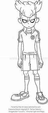 Inazuma Eleven Coloring Hawkins Archer Drawing sketch template