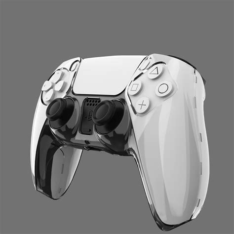 Hard Shell Clear Anti Slip Controller Protective Case Cool For Ps5 Slim