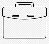 Briefcase sketch template