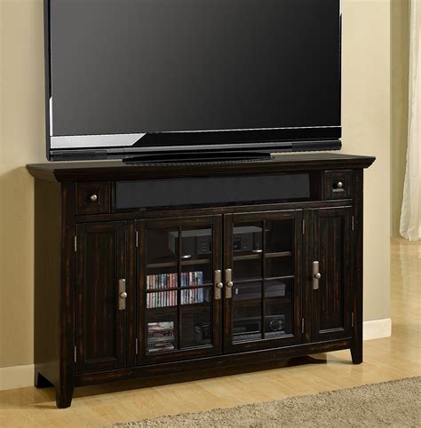 tahoe tall   tv console parker house furniture cart