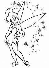 Tinkerbell Coloring Pages Pixie Tinker Christmas Pinkalicious Bell Glowing Disney Print Around Color Printable Fairy Netart Kids Halloween Peter Dixie sketch template