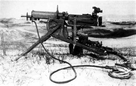 machine guns weapons of ww1