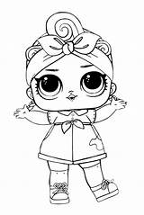 Lol Coloring Doll Pages Dolls Surprise Printable Print Suprise sketch template