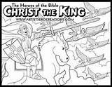 Coloring Pages Bible Revelation Heroes Sunday Christ King School Kids Jesus Color Printable Sheets God Getcolorings Christian Activities Illustrations Behance sketch template