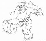 Hulk Coloring Pages Avengers Kids Printable sketch template